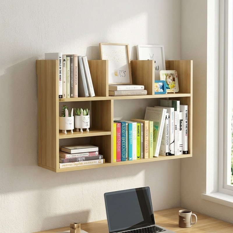 کتابخانه دیواری شش طبقه چوبیکو مدل ch750