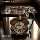 تلفن دکوری ارتمیس Artemis 1030 - طرح کلاسیک چوب و فلز